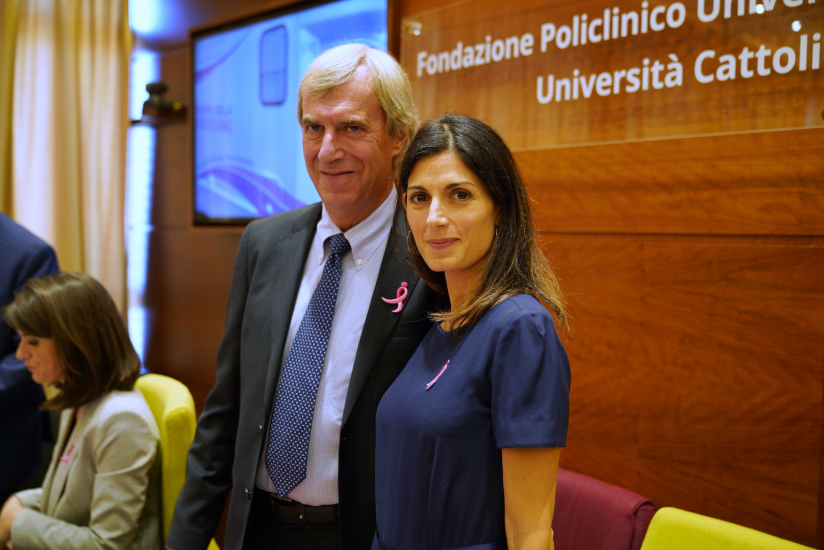 Riccardo Masetti e Virginia Raggi