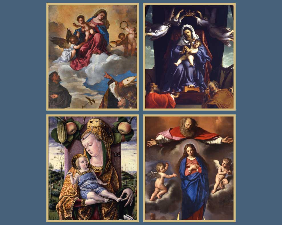 Tiziano, Lotto, Crivelli e Guercino