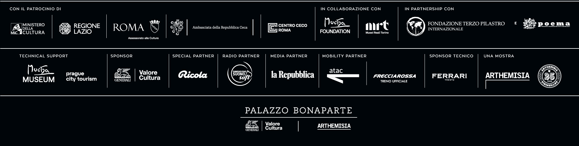 Mostra Mucha Roma - Partner